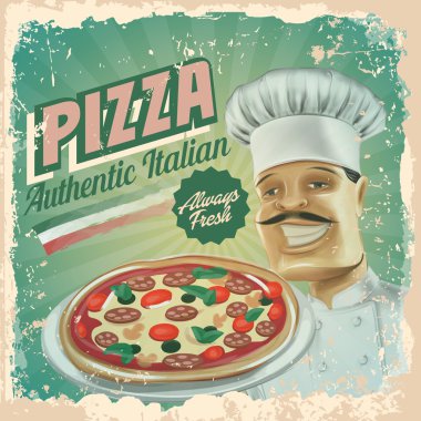 pizza yemek için Banner