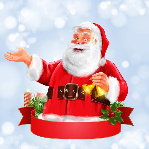 Weihnachtsmann-Hintergrund — Stockvektor