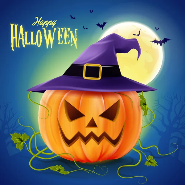 Buon poster di Halloween — Vettoriale Stock