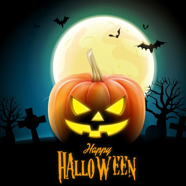 Happy halloween  poster — Stock Vector