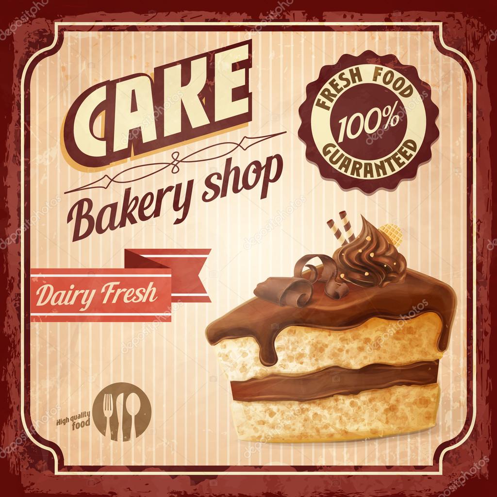 Cake,bakery shop background — Stock Vector © mollicart #91126348