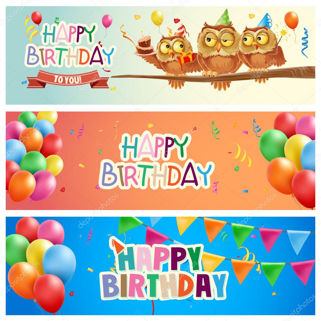 happy birthday banners