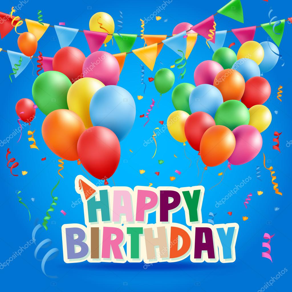 Birthday background Vector Art Stock Images | Depositphotos