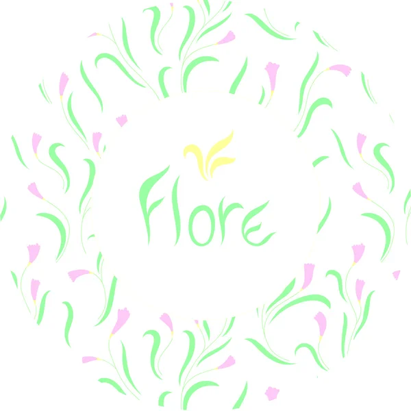 Çiçek logosu ve desen