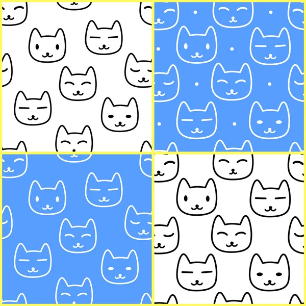 4 kedi deseni kümesi