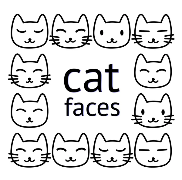 kedi işaretleri yüzler