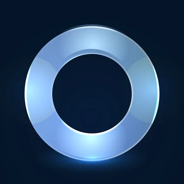 Cam parlak yuvarlak çerçeve