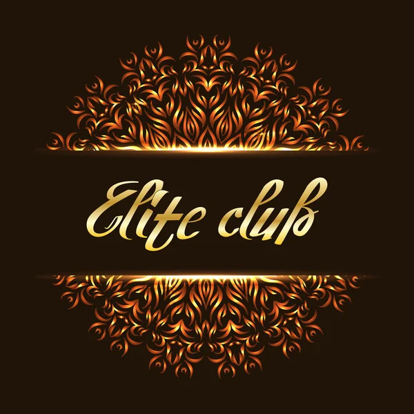 Elit kulüp logosu mandala