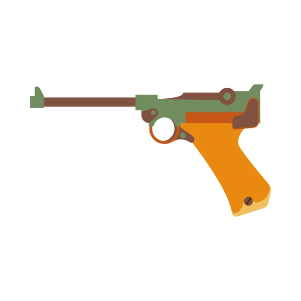 Pistola icono de dibujos animados — Vector de stock