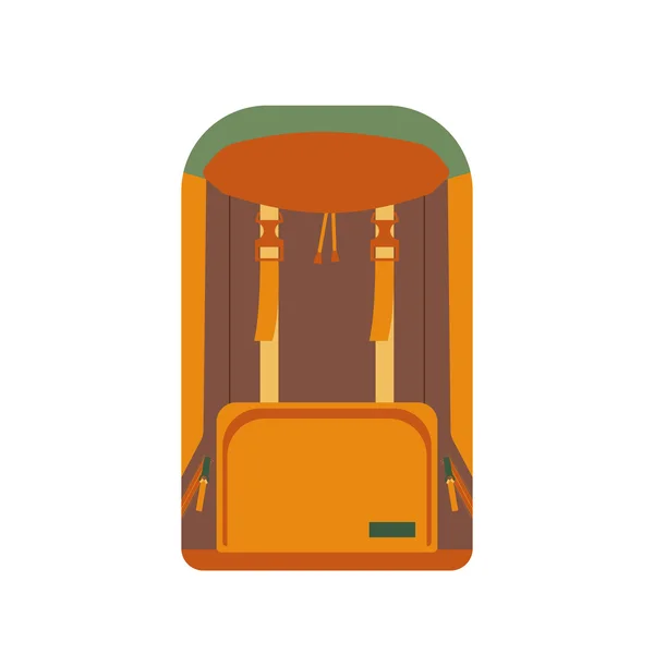 Icône de sac à dos de dessin animé — Image vectorielle