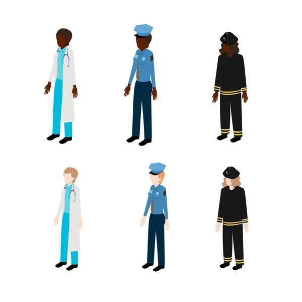 İzometrik kurtarma ekipleri kümesi