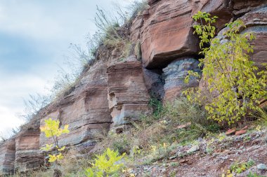 kırsal manzara, taş yakın çekim