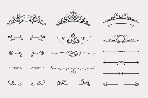 Set of headers and border elements Vector Graphics