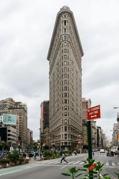 Edifício Flatiron no centro de Manhattan — Fotografia de Stock
