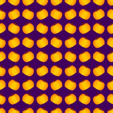 Turuncu mor tatil sorunsuz Cadılar Bayramı desen