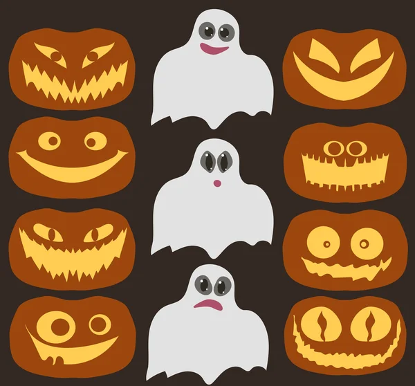 Halloween icoon set — Stockvector