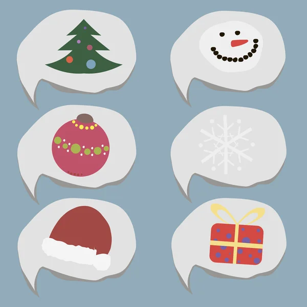 Vektör Noel Yılbaşı Icon Set
