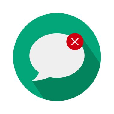 Vektör ileti hata simgesi