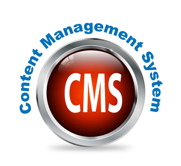 İçerik yönetim sistemi - cms yuvarlak düğmesi