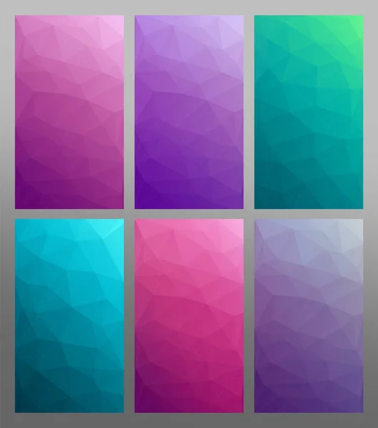 Fondo Color Polígono Diseño Vectores Pantalla Para Aplicaciones Móviles — Archivo Imágenes Vectoriales
