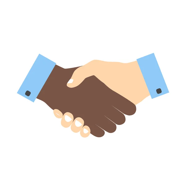 Handshake Icon - Download in Colored Outline Style