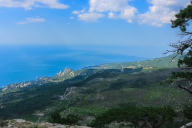 Gökyüzü sorunsuz denize