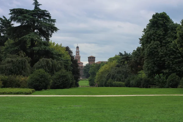 Castello Sforzesco Milán, Italia —  Fotos de Stock