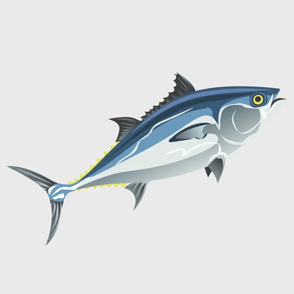 分離された魚のイメージ — ストックベクタ