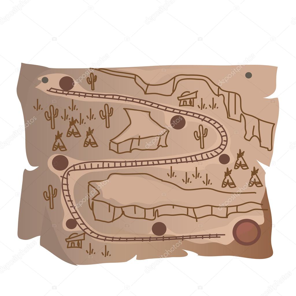 Old treasure map of Indian railway Stock Vector Image by ©Anton_Lunkov #115496054 Old treasure map of Indian railway Stock Vector Image by ©Anton_Lunkov #115496054