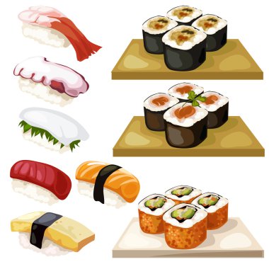 Suşi ve rulo, geleneksel Japon yemekleri