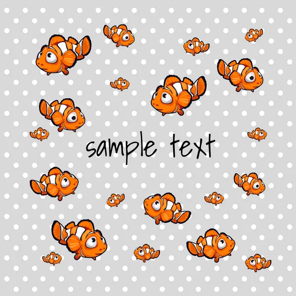 Narancs kis hal, a hely a szöveg — Stock Vector