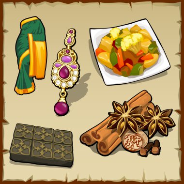 Egzotik maddeleri, gıda ve baharatlar