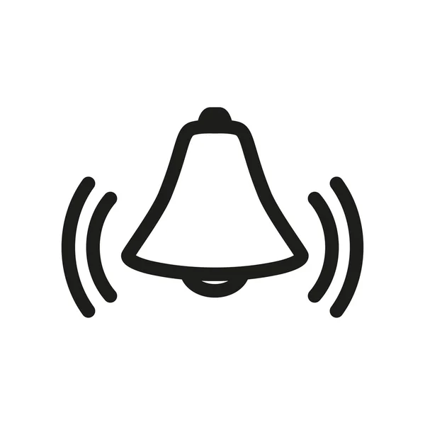 Ringing bell icon — Stockvector