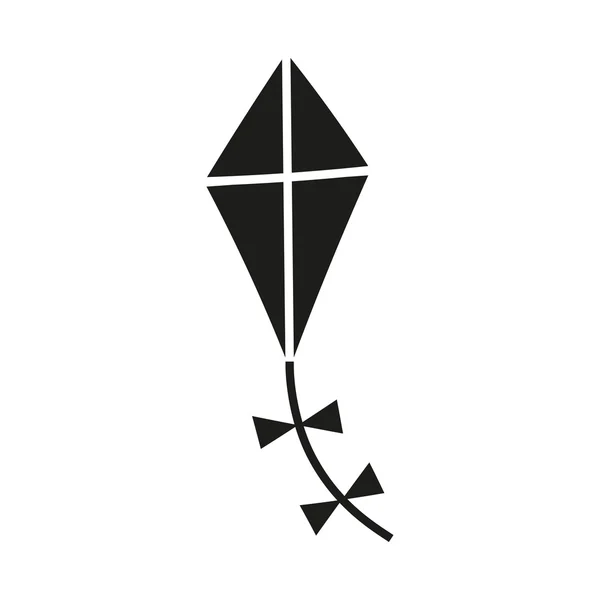 Kite pictogram vector — Stockvector