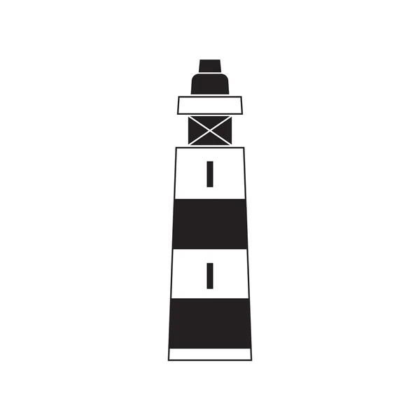 Lighthouse icon vector — Stock Vector