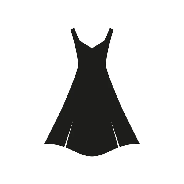 黒のドレスのベクトル — ストックベクタ