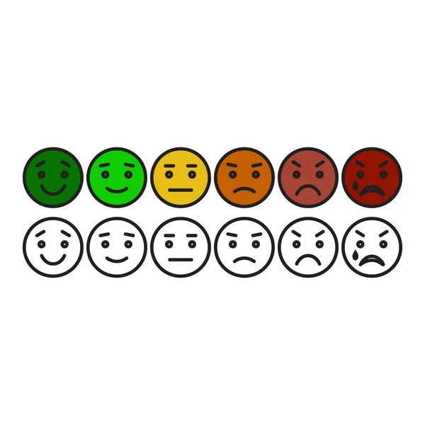 vektör gülümseme Icon set