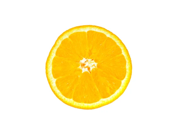 Świeży, smaczny witaminy pomarańczowy na białym tle. — Zdjęcie stockowe