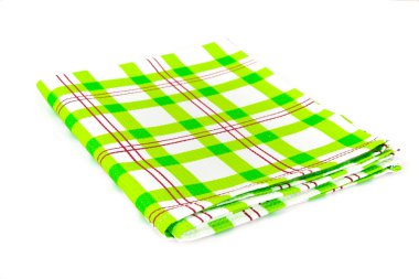 Mutfak peçete hizmet izole beyaz arka plan üzerinde.