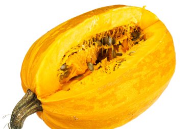 Taze olgun balkabağı. Sağlıklı beslenme için sebze