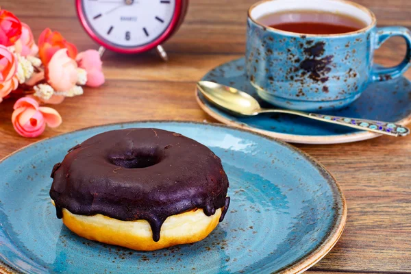 Delicious Sweet Chocolate Donut — Stock Photo, Image