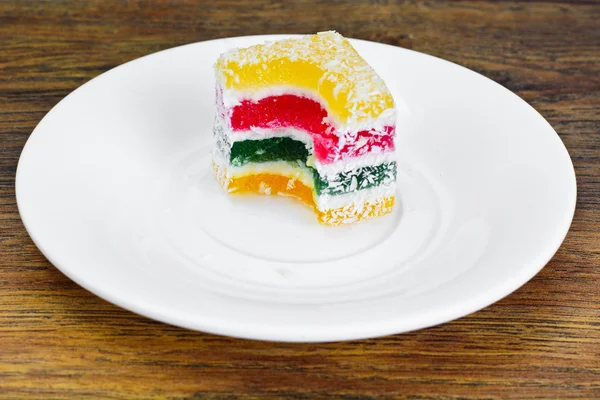 Doce geleia de frutas cristalizadas — Fotografia de Stock