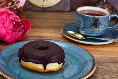 Lezzetli tatlı çikolata çörek