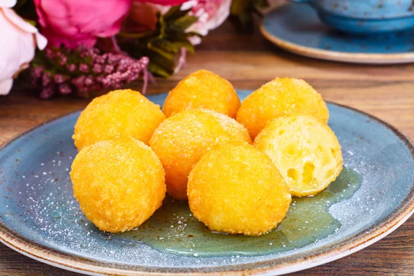 Bolas de queso dulce Donuts —  Fotos de Stock