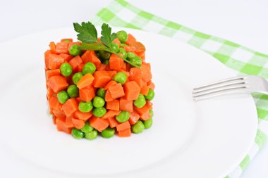 Sulu sebze güveç. Kırmızı biber, köfte ve patates gibiydik. Diyet gıda