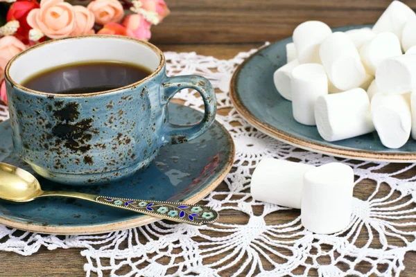 Cacao, Café con malvaviscos Sweet Food —  Fotos de Stock
