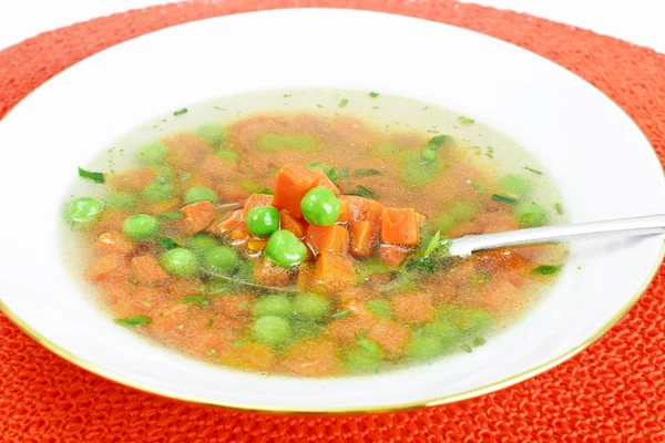 Sebze çorbası, tavuk diyet Bouillon