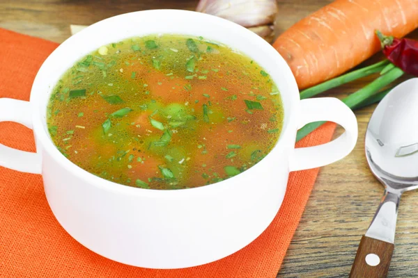 Sebze çorbası, tavuk diyet Bouillon