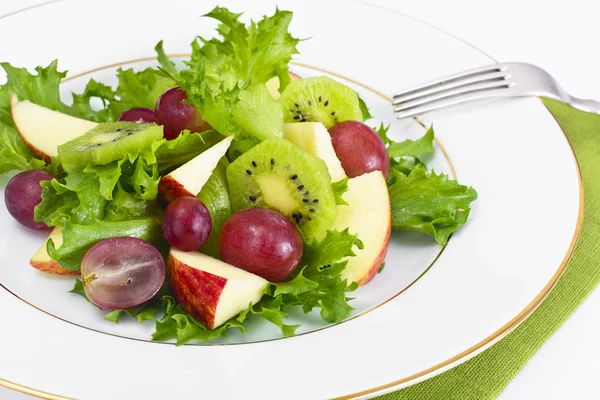 Salade de laitue, pommes et raisins — Photo