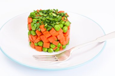 Sulu sebze güveç. Kırmızı biber, köfte ve patates gibiydik. Diyet gıda